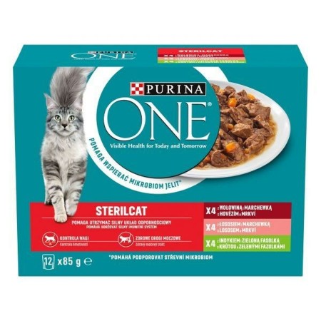 Comida para gato Purina One 12 x 85 g | Tienda24 Tienda24.eu