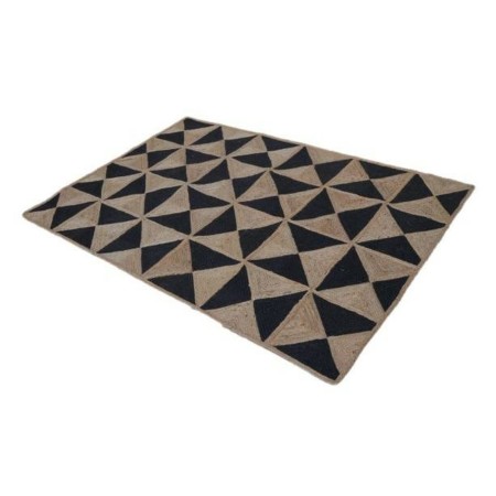 Alfombra Romimex Negro Natural 160 x 230 x 2 cm | Tienda24 Tienda24.eu