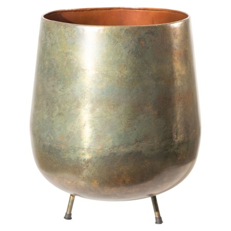 Planter Romimex Brown Metal 38 x 44 x 38 cm | Tienda24 Tienda24.eu