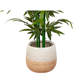 Plantador 21 x 19,5 x 15 cm Cerâmica Natural | Tienda24 Tienda24.eu