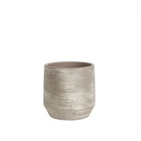 Blumentopf Versa Gesicht Beige aus Keramik 8 x 16 x 8 cm | Tienda24 Tienda24.eu