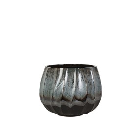 Planter Alexandra House Living Golden Ceramic 22 x 23 x 28 cm | Tienda24 Tienda24.eu