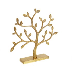 Scultura Romimex Dorato Albero 44 x 44 x 9 cm