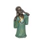 Figurine Décorative Romimex Turquoise Doré Moine 13 x 25 x 9 cm | Tienda24 Tienda24.eu