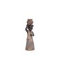 Figura Decorativa Romimex Castanho Natural Africana 8 x 26 x 7 cm | Tienda24 Tienda24.eu