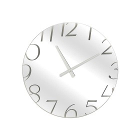 Reloj de Pared Romimex Blanco Negro Madera 60 x 60 x 5 cm | Tienda24 Tienda24.eu