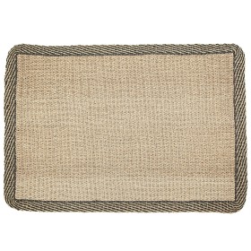 Alfombra DKD Home Decor 160 x 250 x 0,7 cm Negro Poliéster Algodón Blanco Rombos Boho | Tienda24 Tienda24.eu