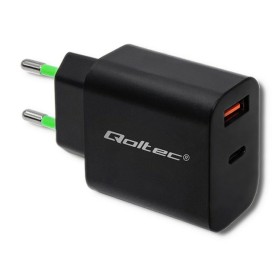 Chargeur mural Qoltec 51713 Noir 18 W de Qoltec, Chargeurs - Réf : S9162299, Prix : 9,34 €, Remise : %