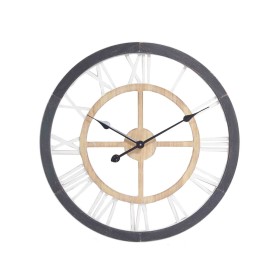 Reloj de Pared DKD Home Decor Metal Madera (105.4 x 6.5 x 51.5 cm) | Tienda24 Tienda24.eu