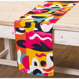 Table Runner Romimex Printed 35 x 150 x 1 cm | Tienda24 Tienda24.eu