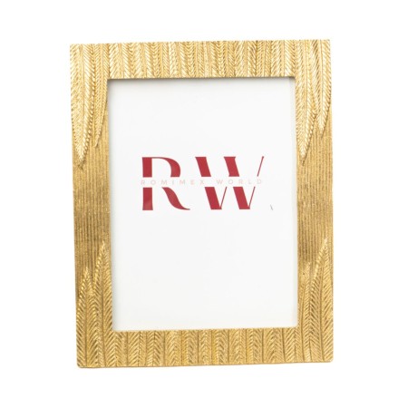 Moldura de Fotos Romimex Dourado Resina 15 x 20 x 2 cm | Tienda24 Tienda24.eu