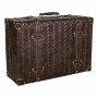 Valise décorative Alexandra House Living Marron Cuir Synthétique Bois MDF Vintage 16 x 30 x 44 cm | Tienda24 Tienda24.eu