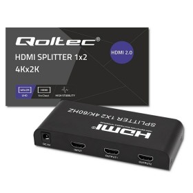 Switch HDMI Qoltec 51797 Noir de Qoltec, Câbles HDMI - Réf : S9184650, Prix : 26,05 €, Remise : %