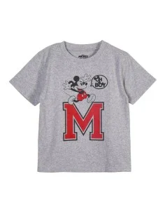 Maglia a Maniche Corte Mickey Mouse Grigio da Mickey Mouse, T-shirt - Ref: S0730046, Precio: €9.72, Descuento: %