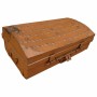 Mala decorativa Alexandra House Living Castanho Ferro Estilo artesanal 34 x 19 x 63 cm | Tienda24 Tienda24.eu