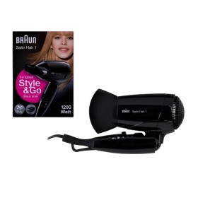 Hairdryer Braun BRHD130E Black 1200 W by Braun, Hair dryers and diffusers - Ref: S9186373, Price: 27,21 €, Discount: %