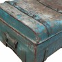 Decorative suitcase Alexandra House Living Blue Iron Traditional style 34 x 23 x 64 cm | Tienda24 Tienda24.eu