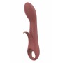 Dual Stimulation Vibe Nude Brown by Nude, Double vibrators - Ref: M0400035, Price: 29,03 €, Discount: %