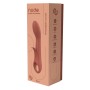 Vibrador Doble Estimulación Nude Marrón de Nude, Vibradores dobles - Ref: M0400035, Precio: 29,03 €, Descuento: %