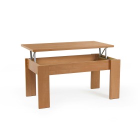 Ensemble de tables Romimex Noir Naturel Bois MDF 2 Pièces | Tienda24 Tienda24.eu