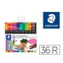 Set de Rotuladores Staedtler 3187 TB36 Multicolor | Tienda24 Tienda24.eu