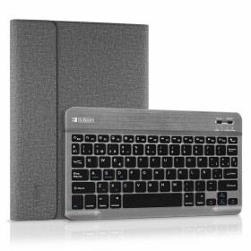 Teclado Bluetooth con Soporte para Tablet Logitech Combo Touch Gris Francés AZERTY | Tienda24 Tienda24.eu