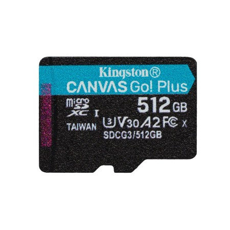 Tarjeta de Memoria Micro SD con Adaptador Kingston SDCG3/512GBSP 512 GB | Tienda24 Tienda24.eu