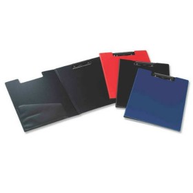 Folder Black Transparent A4 (26 x 1 x 35,5 cm) (12 Units) | Tienda24 Tienda24.eu