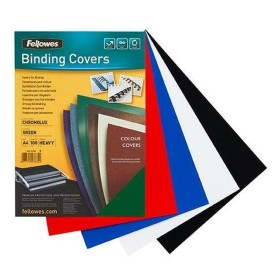 Cover Fellowes 54772 100 Units Binding Black A4 polypropylene | Tienda24 Tienda24.eu