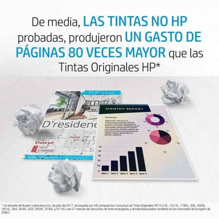 Tinteiro de Tinta Original HP C2P20AE BGY Azul Ciano | Tienda24 Tienda24.eu