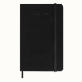 Agenda Finocam Capri Negro 11,8 x 16,8 cm 2024-2025 | Tienda24 Tienda24.eu