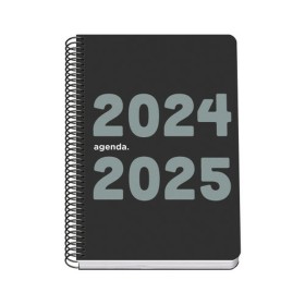 Agenda Moleskine 2024-2025 Negro | Tienda24 Tienda24.eu