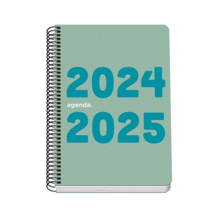 Diary DOHE 2024-2025 Green A5 | Tienda24 Tienda24.eu