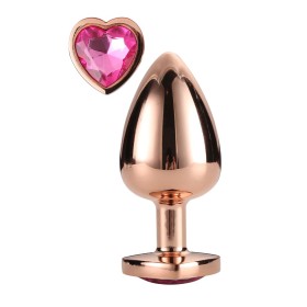 Anal plug Dream Toys Gleaming Love Golden by Dream Toys, Plugs - Ref: S9400525, Price: 10,07 €, Discount: %