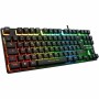 Gaming Tastatur The G-Lab Keyz Caesium TKL Schwarz Qwerty Spanisch | Tienda24 Tienda24.eu