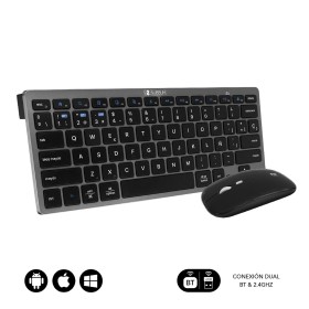 Teclado e Rato sem Fios Logitech MK270 Francês Preto AZERTY | Tienda24 Tienda24.eu