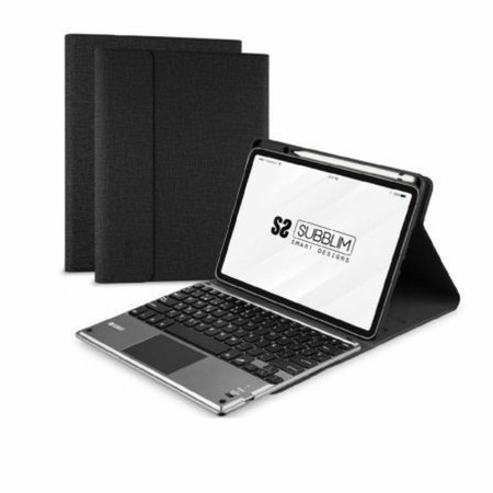 Case for Tablet and Keyboard Subblim SUBKT4-BTPI60 Spanish Qwerty Black | Tienda24 Tienda24.eu