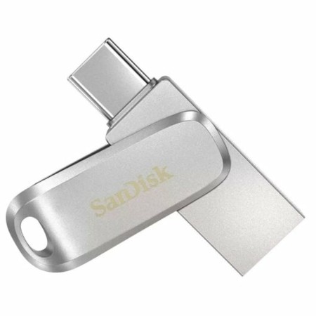 USB stick SanDisk SDDDC4-064G-G46 Silver Steel 64 GB (1 Unit) | Tienda24 Tienda24.eu