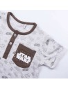 Bekleidungs-Set Star Wars Grau | Tienda24 Tienda24.eu