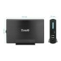 Invólucro de Disco Rígido TooQ TQE-3531B 3,5" USB 3.0 Preto | Tienda24 Tienda24.eu