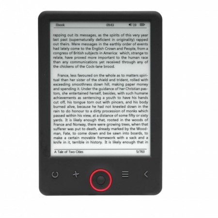 eBook Denver Electronics EBO-635L 4GB Noir 6" | Tienda24 Tienda24.eu