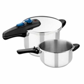 Pressure cooker Tefal 8 L Induction Stainless steel | Tienda24 Tienda24.eu