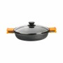 Casserole BRA Braisogona_A270536 (36 cm) Black Metal Aluminium Toughened aluminium Cast aluminium Ø 36 cm | Tienda24 Tienda24.eu