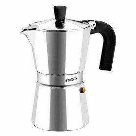 Cafetera Italiana EDM Negro Aluminio 9 Tazas Inducción | Tienda24 Tienda24.eu