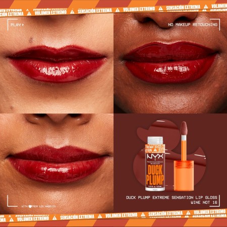 Lippgloss NYX Duck Plump Wine not 6,8 ml | Tienda24 Tienda24.eu