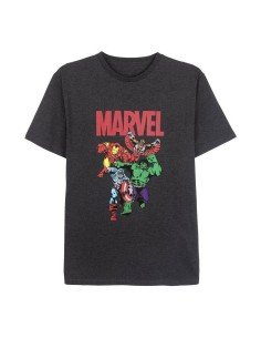 Maglia a Maniche Corte Uomo Marvel Grigio Grigio scuro Adulti da Marvel, T-shirt - Ref: S0731430, Precio: €13.24, Descuento: %