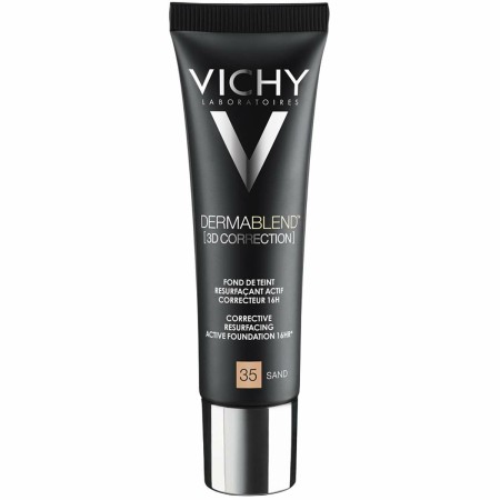 Base de Maquillaje Fluida Vichy Dermablend 3D Correction 30 ml Spf 25 Nº 35 Sand | Tienda24 Tienda24.eu