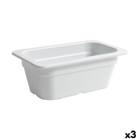 Bandeja de Aperitivos Quid Gastro Fresh 26 x 18 cm Cerámica Blanco (6 Unidades) | Tienda24 Tienda24.eu