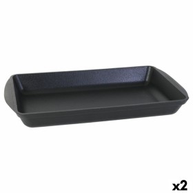 Dessertteller Inde Zen Porzellan Weiß 18 x 18 x 2,5 cm (6 Stück) | Tienda24 Tienda24.eu