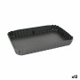 Moule amovible Quttin Noir Acier au carbone 25,5 x 17,2 x 3 cm (12 Unités) | Tienda24 Tienda24.eu